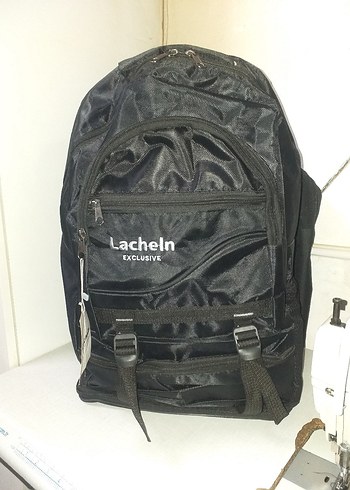 Siyah Tokalı Erkek Sırt Çantası - Görsel 2