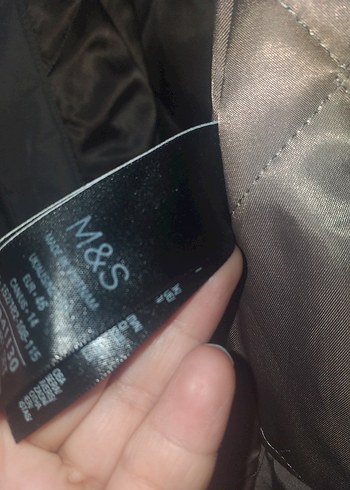 Gri bayan Düğmeli Yelek M&S Collection - Görsel 4