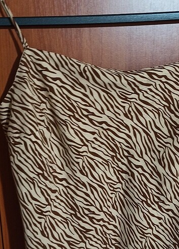 Zebra desenli elbise  - Görsel 4