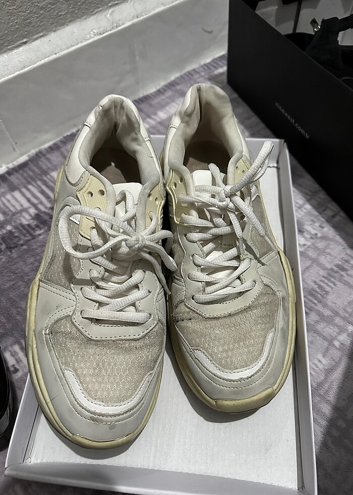 Beyaz sneaker - Görsel 2