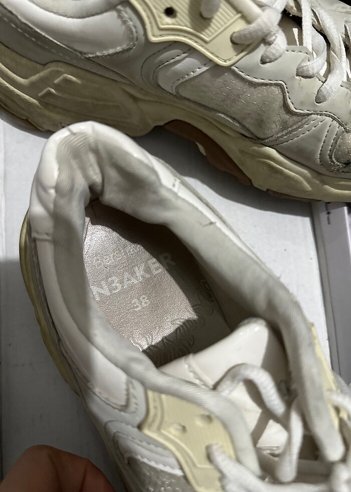 Beyaz sneaker - Görsel 4