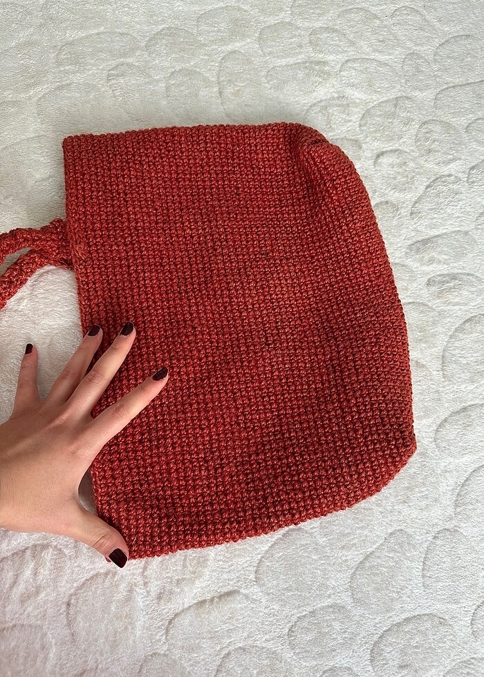 El yapımı tarz çanta - Görsel 4