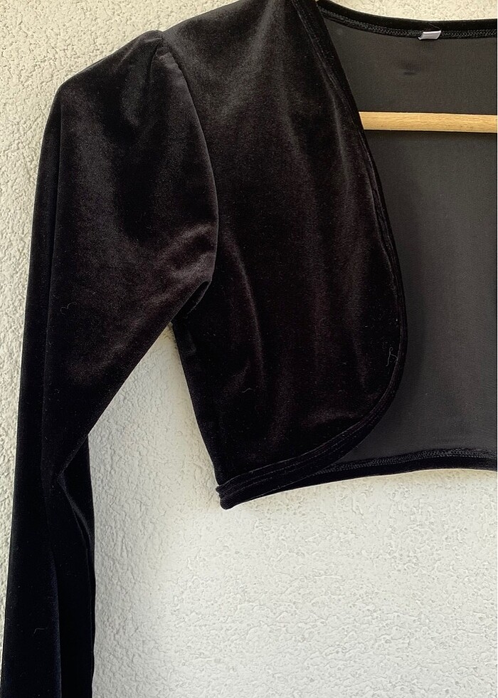 Siyah çocuk bolero - Görsel 2