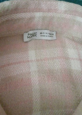 Pembe Düğmeli Uzun Kollu Kadın Gömlek - Görsel 2