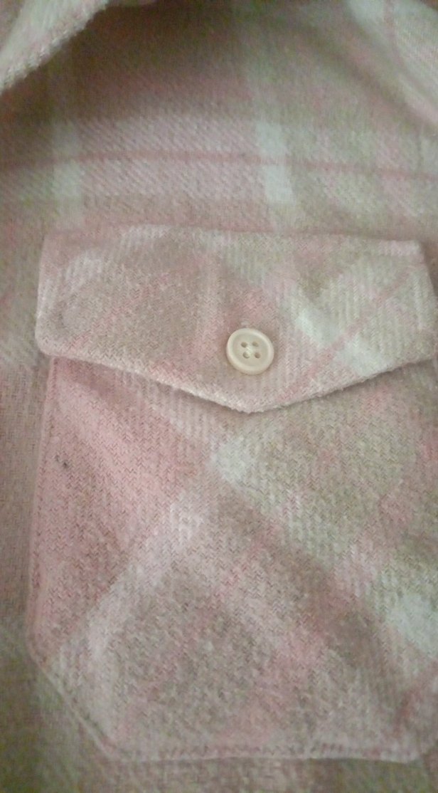 Pembe Düğmeli Uzun Kollu Kadın Gömlek - Görsel 3