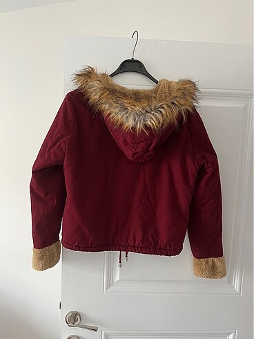 42 Beden bordo Renk Crop Mont