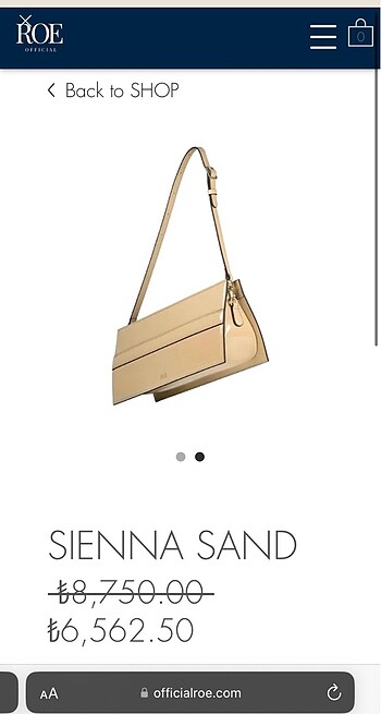  Beden ROE BAG SIENNA BEJ