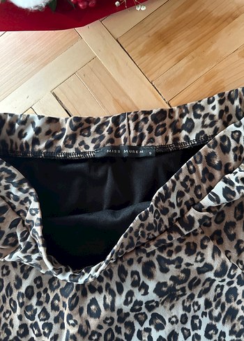 Leopar Desenli Etek - Görsel 7