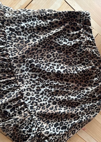 Leopar Desenli Etek - Görsel 2