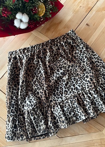 Leopar Desenli Etek - Görsel 6