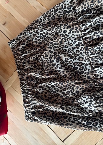 Leopar Desenli Etek - Görsel 3