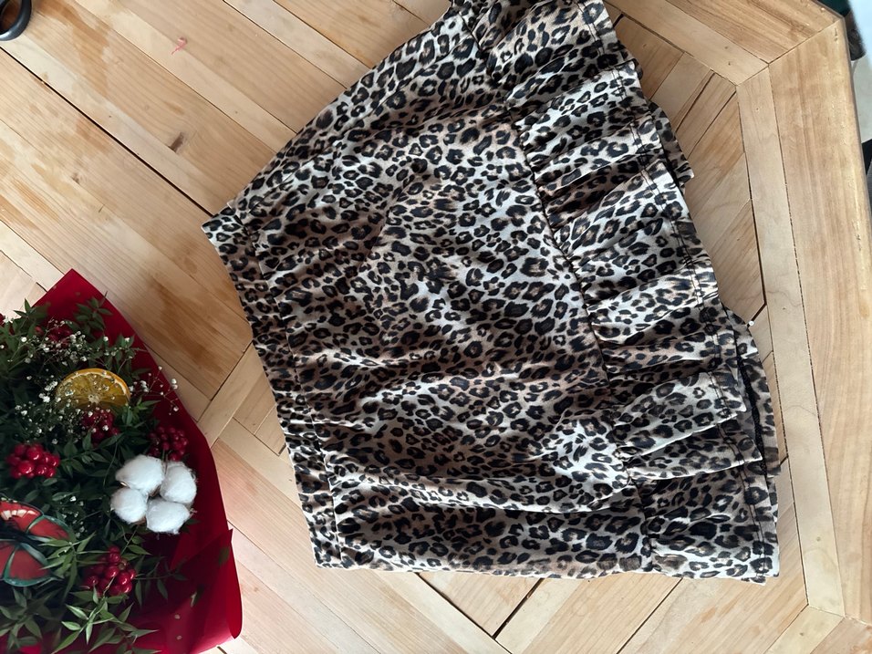 Leopar Desenli Etek - Görsel 4