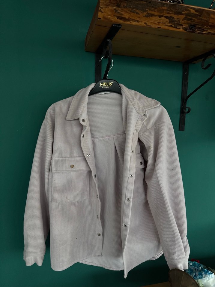 Düğmeli Rahat Kesim Kadın Gömlek - Görsel 2