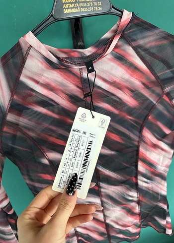 Kadın Çok Renkli Uzun Kollu Pilili Bluz - Görsel 4