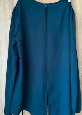 Uzun Kollu V Yaka Mavi Bluz - Görsel 5