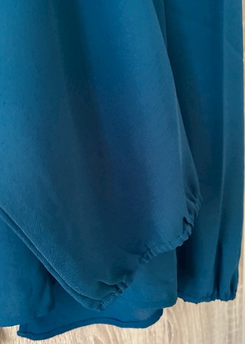 Uzun Kollu V Yaka Mavi Bluz - Görsel 4