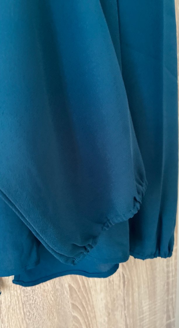 Uzun Kollu V Yaka Mavi Bluz - Görsel 4