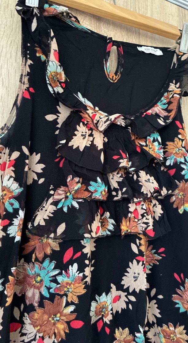 Çiçek desenli bluz - Görsel 3