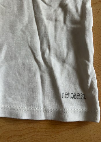 Hellobaby Beyaz Çocuk Uzun Kollu Atlet - Görsel 2