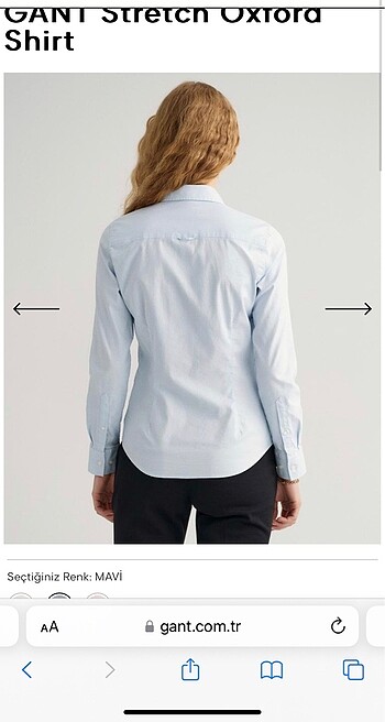 Gant Gant oxford gömlek bebe mavisi