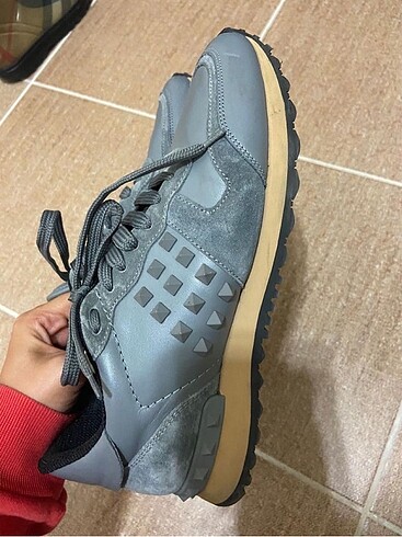39 Beden Valentino gri spor ayakkabı
