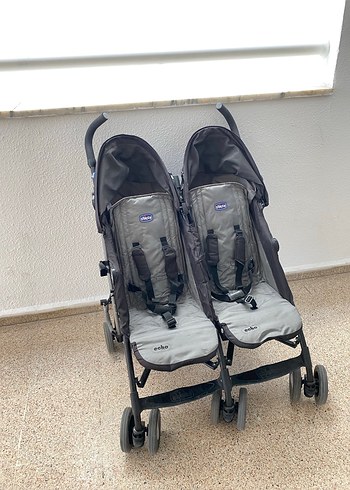 Chicco Echo Baston İkiz Bebek Arabası