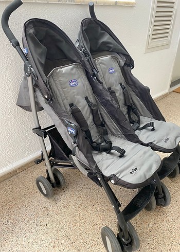 0 - 13 kg Beden Chicco Echo Baston İkiz Bebek Arabası