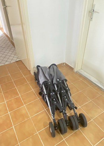 Chicco Echo Baston İkiz Bebek Arabası - Görsel 11