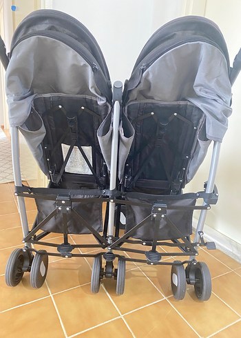 Chicco Echo Baston İkiz Bebek Arabası - Görsel 8