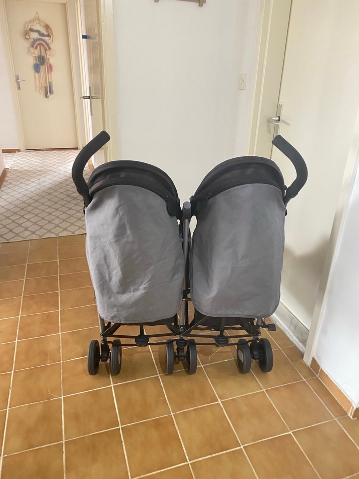 Chicco Echo Baston İkiz Bebek Arabası - Görsel 3