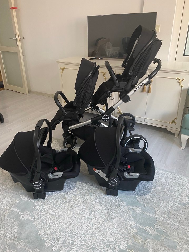 Prego Ibiza Pro Travel Sistem İkiz Bebek Arabası 2071 - Görsel 3
