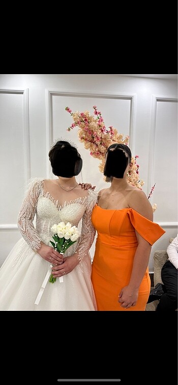 Trendyol & Milla Trendyolmilla Turuncu Abiye 40 Beden