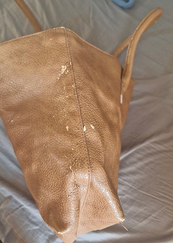 H&M Kahve Suni Deri Kadın Günlük Çanta