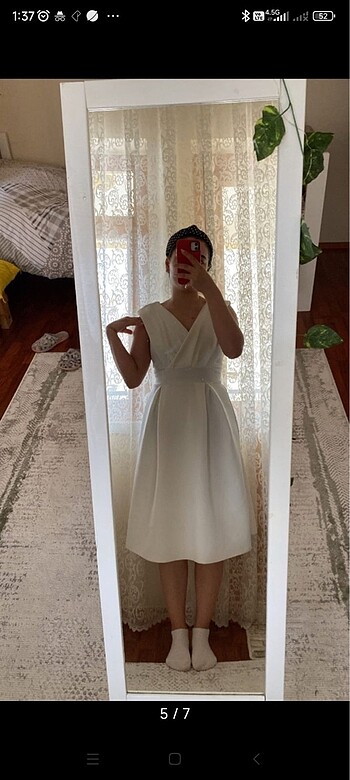 Beyaz nikah elbisesi