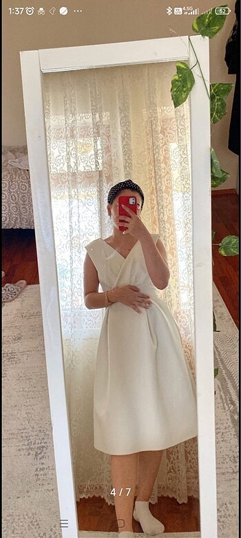 E.L.F Beyaz nikah elbisesi