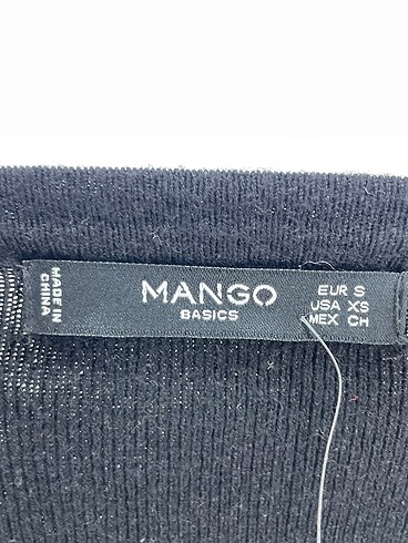 s Beden siyah Renk Mango Bluz %70 İndirimli.