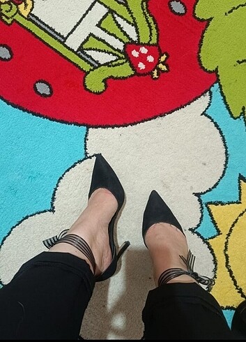 38 Beden Bağlamalı şık stiletto
