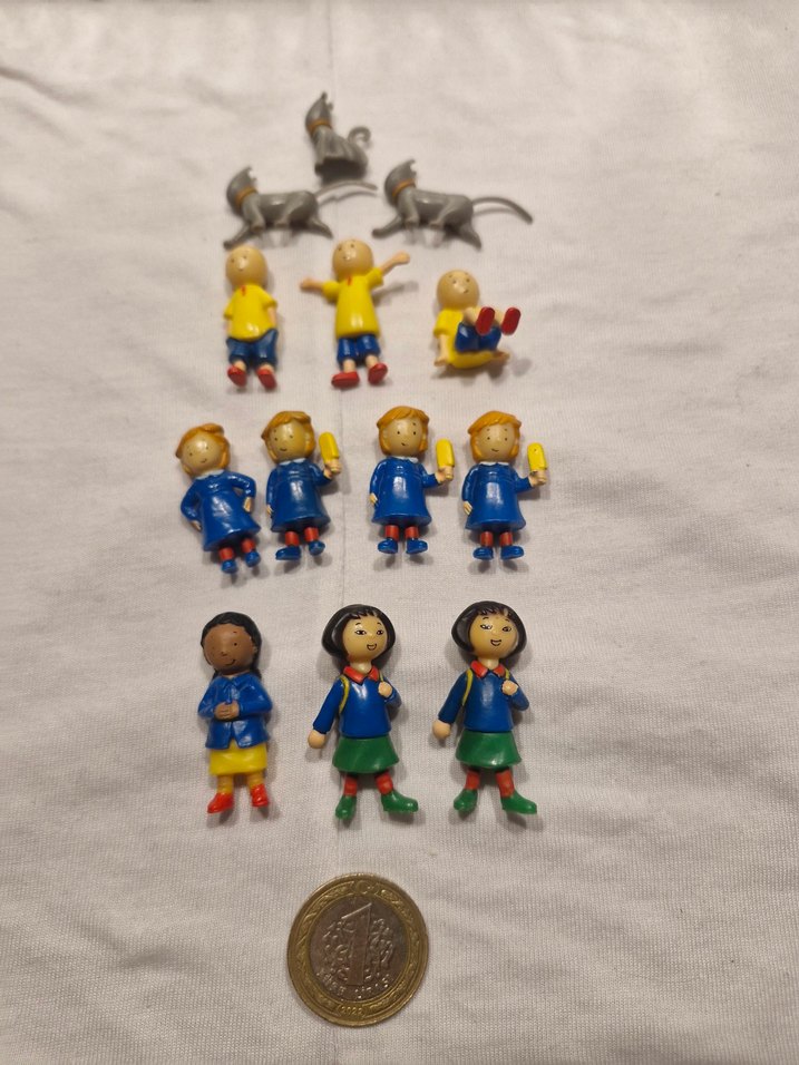 Caillou (Kayu) Figür Seti - Görsel 2