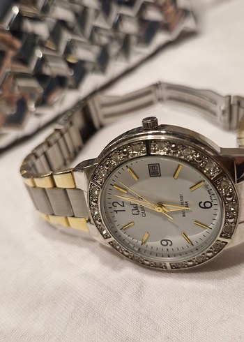 Q&Q Quartz Bayan Kol Saati  Çelik Kordon - Görsel 5