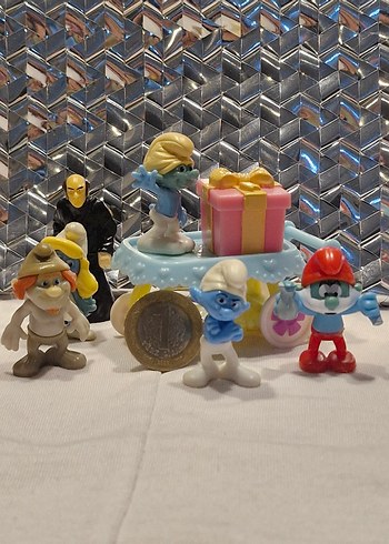 Şirinler Figür Seti (Karışık  Mini Oyuncaklar) - Görsel 2