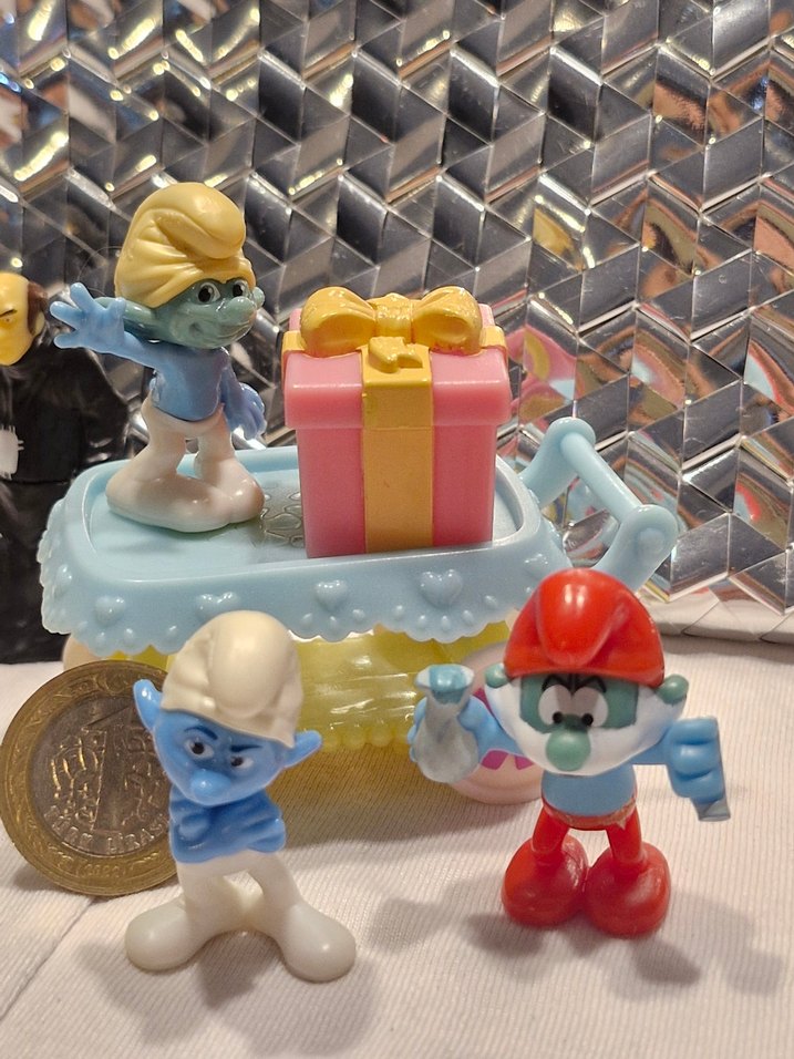 Şirinler Figür Seti (Karışık  Mini Oyuncaklar) - Görsel 4