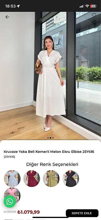Beyaz elbise