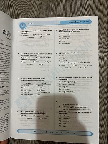  KPSS yaprak testi
