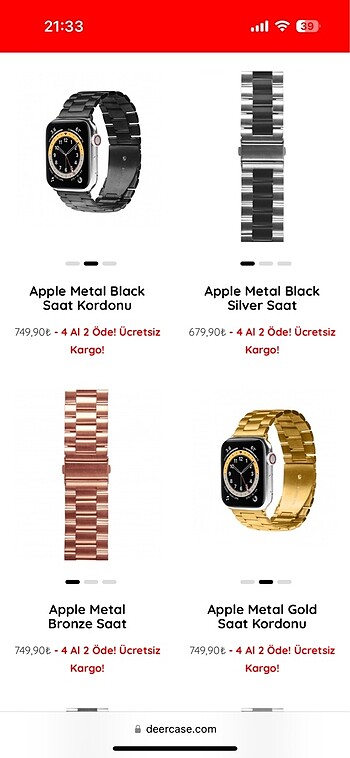  Beden Apple Watch Kordon
