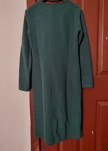 36 Beden Zümrüt yeşili tunik, elbise