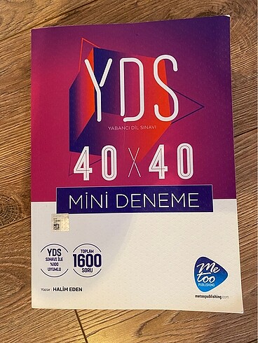 YDS mini deneme kitabı
