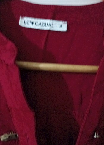 Bordo Düğmeli Hamile Tunik - Görsel 3