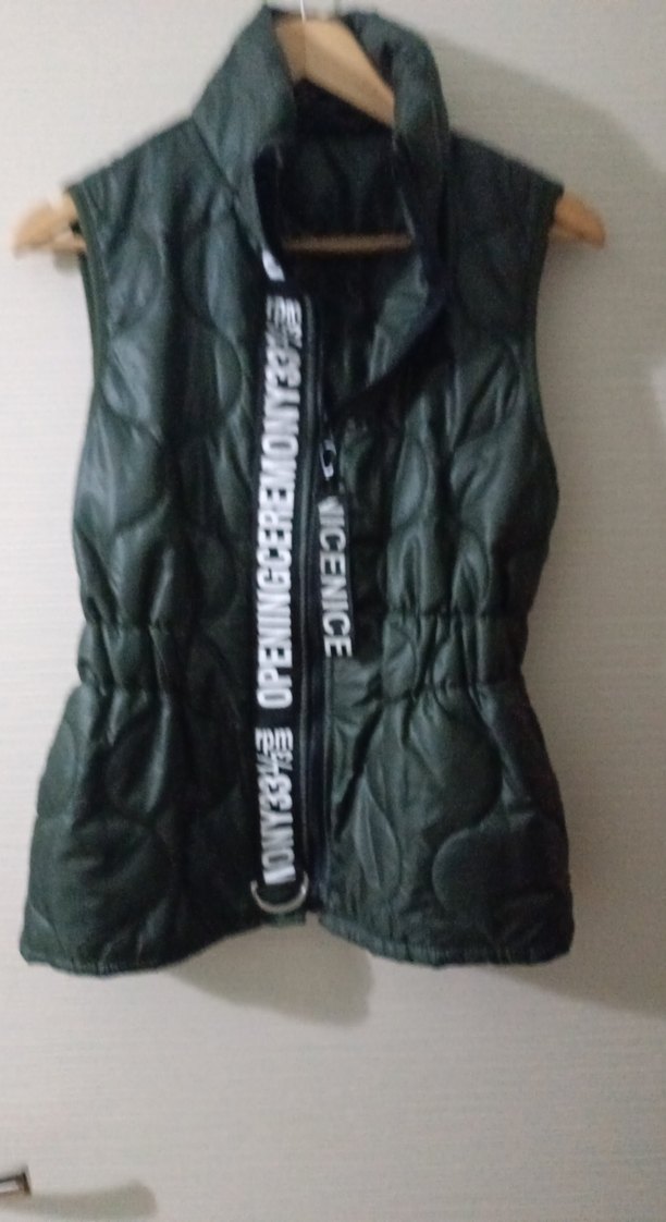 Zarif Fitilli Yeşil Kadın Yelek - Görsel 2