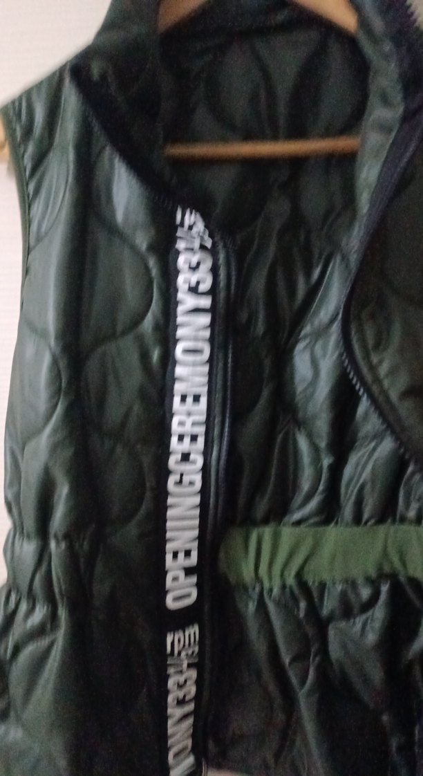 Zarif Fitilli Yeşil Kadın Yelek - Görsel 3