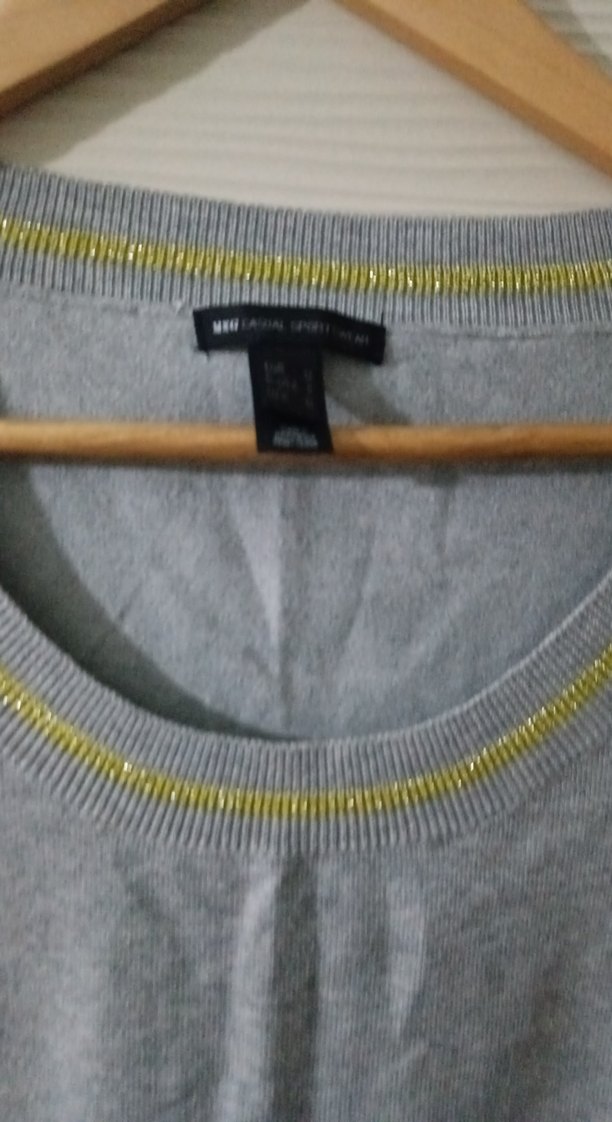 Gri Kadın Kısa Kollu Triko Elbise - Görsel 3